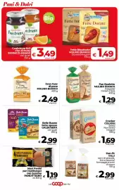 Volantino Coop Radenza Pagina 33: Belle Buone Fette spesse Galbusera €2,99, Cracker Colussi €1,69