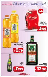 Volantino Coop Radenza Pagina 4: Amaro Jägermeister €12,90, Coca Cola Classica/Zero €3,99