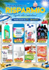 Volantino Magazzini del Risparmio Pagina 1: Caress asciugapiù €0,75, Rotoloni Regina €2,35