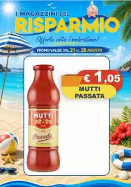 Volantino Magazzini del Risparmio Pagina 8: Mutti Passata €1,05