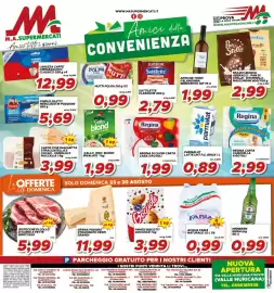 Volantino MA Supermercati Pagina 16: Acqua Fabia Naturale €0,99, Pavesi biscotti gocciole €3,99