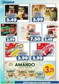 Volantino MercADone Pagina 12: Cookie remix €2,99, Algida Lemonissimo €3,99