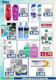 Volantino MercADone Pagina 25: Chilly detergente intimo €2,49, Borotalco deodoranti €2,79