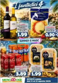 Volantino MercADone Pagina 5: Il Gaggio Montepulciano d'Abruzzo / Müller Thurgau €1,99, Cento Bonta gratuggiato €0,90