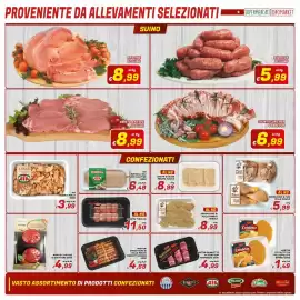 Volantino Idromarket Pagina 9: Fettine di suino €8,99, Salsicce di suino €5,99
