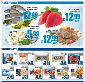 Volantino Sacoph Pagina 12: Findus 8 bastoncini di salmone extra-croccanti €4,99, Arbi misto scoglio frutti di mare €3,69