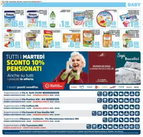 Volantino Sacoph Pagina 20: Teneroni Merenda €1,49, Plasmon Biscottino €6,49