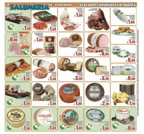 Volantino Top Supermercati Pagina 2: Pecorino Grottardo La Fonte €2,19, Provolone piccante Sorensina selezione €1,19