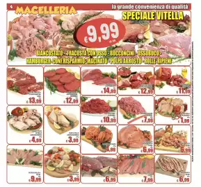 Volantino Top Supermercati Pagina 4: Fetine scelte di Scottona B.A. €14,99, Macinato misto per ragù €7,99