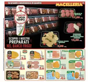 Volantino Top Supermercati Pagina 5: Aia durango alette alle erbe aromatiche €3,99, Aia kebab di pollo €3,99