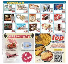 Volantino Top Supermercati Pagina 9: Algida Carte d'Or Velet Crunch €3,59, Barattolino Panna Cotta Sammontana €2,99