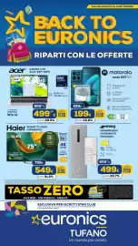 Volantino Euronics Tufano Pagina 1: Smeg frigorifero combinato €499,00, Acer Aspire Lite AL15-54P-52F5 €499,99
