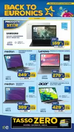 Volantino Euronics Tufano Pagina 2: Medion Notebook MD62671 €399,99, Notebook E14223 Medion €249,99