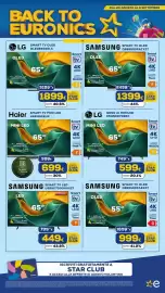 Volantino Euronics Tufano Pagina 21: Samsung Smart TV LED UE65U7000HUXZT €449,00, Samsung Smart TV OLED QE55S90FAEZX €999,00