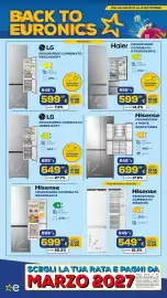 Volantino Euronics Tufano Pagina 28: Frigorifero combinato LG €649,99, Hisense frigorifero combinato €549,99