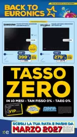 Volantino Euronics Tufano Pagina 30: Whirlpool piano cottura induzione €279,99, Samsung piano cottura induzione €399,99