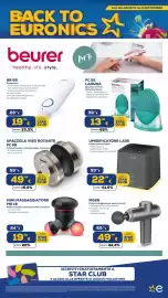 Volantino Euronics Tufano Pagina 37: Mini massaggiatore beurer MG 18 €19,99, Spazzola viso rotante beurer €49,99