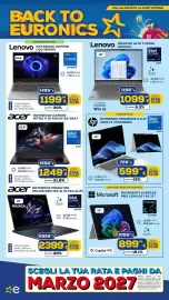 Volantino Euronics Tufano Pagina 4: Laptop WUXGA €2.399,99, HP Notebook Omnibook 5 Flip €599,99