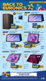 Volantino Euronics Tufano Pagina 5: Lenovo Tablet Idea Tab €259,99, HP OMNIDESK AI €699,99