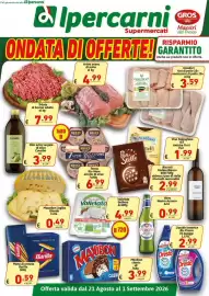 Volantino Ipercarni Pagina 1: Amadori fusi di pollo 10+ €3,59, Maasdam Jagibo €0,49