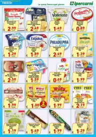 Volantino Ipercarni Pagina 10: Wurstel Wudy Aia classico €1,99, Fette xtrasottili Leerdammer €1,39