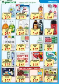 Volantino Ipercarni Pagina 15: Omino Bianco igienizzante liquido €1,99, Pavimenti brillante Bref €2,49