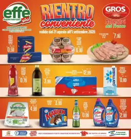 Volantino Supermercati EffePiù Pagina 1: Lavazza caffè crema e gusto classico €12,99, Maxibon classic Nestlé €3,99