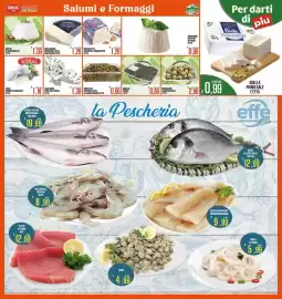 Volantino Supermercati EffePiù Pagina 5: Longo Tomino del Boscaiolo €1,19, Spinaci l'etto Monesia €0,89