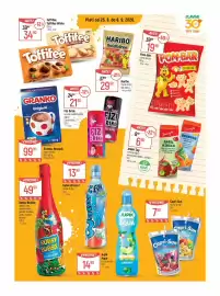 Globus leták týden 35 Strana 18: Capri-Sun různé druhy €7,90, Toffifee €34,90