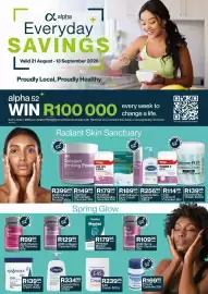 Alpha Pharm catalogue Page 1: E45 Cream €239,95, AOB Hair & Nails Capsules €109,95