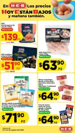 Folleto HEB semana 34 Página 4: HEB queso manchego gouda o chihuahua menonita rebanados €64,90