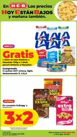 Folleto HEB semana 34 Página 7: LALA Leche entera Leche light