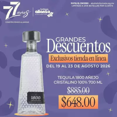 Bodegas Alianza (válido hasta 23-08)