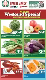 99 Ranch weekly ad Page 1: Uni Fresh €7,99, Jurgielewicz all-natural peking duck €23,99