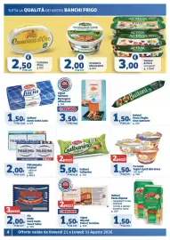 Volantino Il Punto Sigma Pagina 4: Philadelphia Original classica light €2,00, Danone Activia €3,00