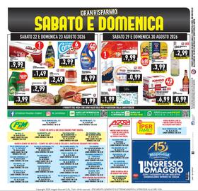 Volantino Iperfamily Pagina 24: Scudo tonno all'olio di oliva €3,99, Lavazza Caffè Suerte €9,99