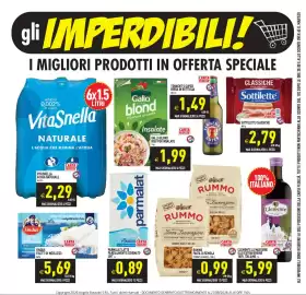 Volantino Iperfamily Pagina 2: VitaSnella Acqua Naturale €2,29, Findus filetti di merluzzo €5,69