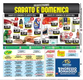 Volantino Iperfamily Pagina 24: Scudo tonno all'olio di oliva €3,99, Lavazza Caffè Suerte €9,99