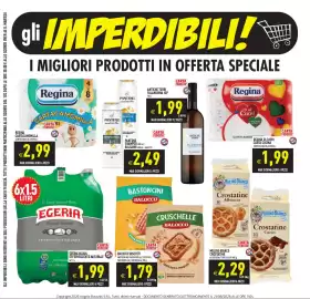 Volantino Iperfamily Pagina 3: Egeria acqua effervescente naturale €1,99, Regina cartacamomilla €2,99