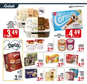 Volantino Deco Maxistore Pagina 5: Algida Cucciolone Classico €3,99, Sammontana Gruvi stecco €2,99