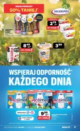 Netto gazetka tydzień 35 Strona 17: Serek homogenizowany waniliowy Rolmlec €2,79, Śmietanka UHT 30% Łaciata €8,49
