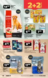 Netto gazetka tydzień 35 Strona 32: Żwirek silikonowy Kicius €17,99, Karma sucha dla kotów Kiciuś €11,59