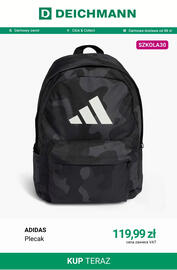 Deichmann gazetka tydzień 34 Strona 10: Plecak Adidas €119,99