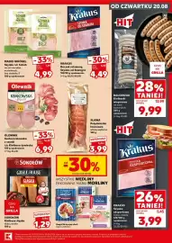 Kaufland gazetka Strona 19: Szynka na soli morskiej Madej Wróbel €4,99, Szynka od Szwagra Krakus €4,49