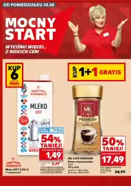 Kaufland gazetka Strona 4: Mleko UHT Stąd takie Dobre! 3,2% €1,49, Kawa rozpuszczalna Gold MK Café Premium €17,49