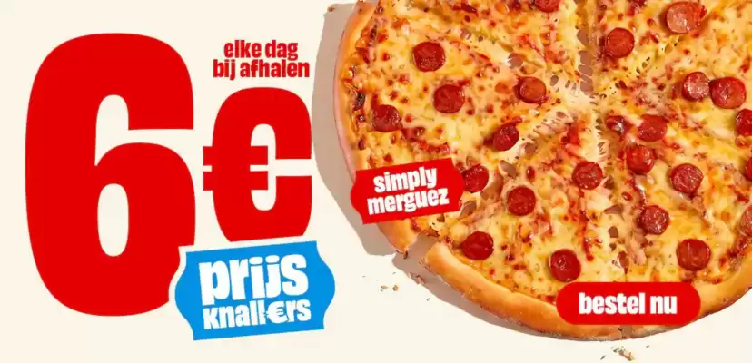 Domino’s Pizza (geldig t/m 21-09)