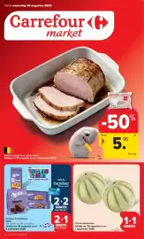 Carrefour Market folder week 35 Pagina 1: Varkensruggebraad zonder been €5,95