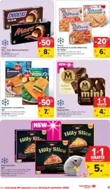 Carrefour Market folder week 35 Pagina 11: IJssticks Magnum Mini €4,49, Gepaneerde vis Kombinos €7,49
