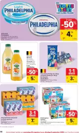 Carrefour Market folder week 35 Pagina 14: Verse kaas Philadelphia €4,19, Drinkyoghurt Actimel €5,99
