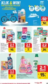 Carrefour Market folder week 35 Pagina 25: Wasmiddel en wasgoedsupplementen Woolite, Vanish en Dettol €15,98